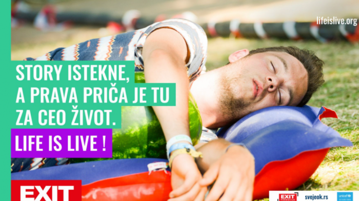 Krovna evropska festivalska asocijacija podržala kampanju Exita i Unicefa za mentalno zdravlje mladih