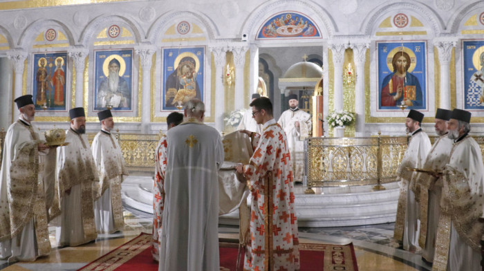 U Hramu Svetog Save u Beogradu služena vaskršnja liturgija