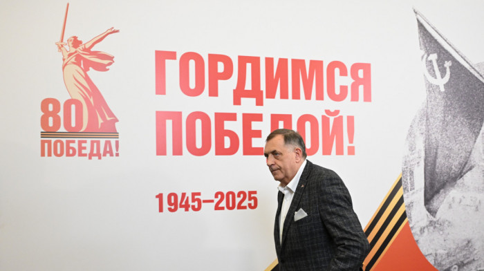 Dodik iz Moskve čestitao građanima Srpske Dan pobede, 9. maj